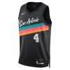 Dres San Antonio Spurs De Aaron Fox Nike 2025-26 City Edition Crno Swingman